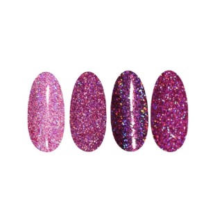 Ronney Holo Effect nagelpoeder /22/ Roze en blauw