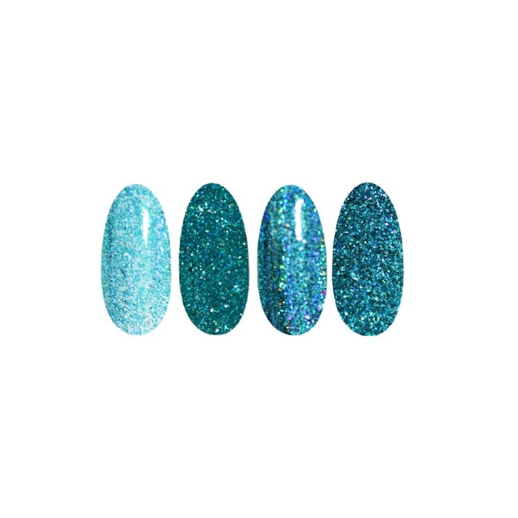 Ronney Holo Effect nagelpoeder /24/ Turkoois