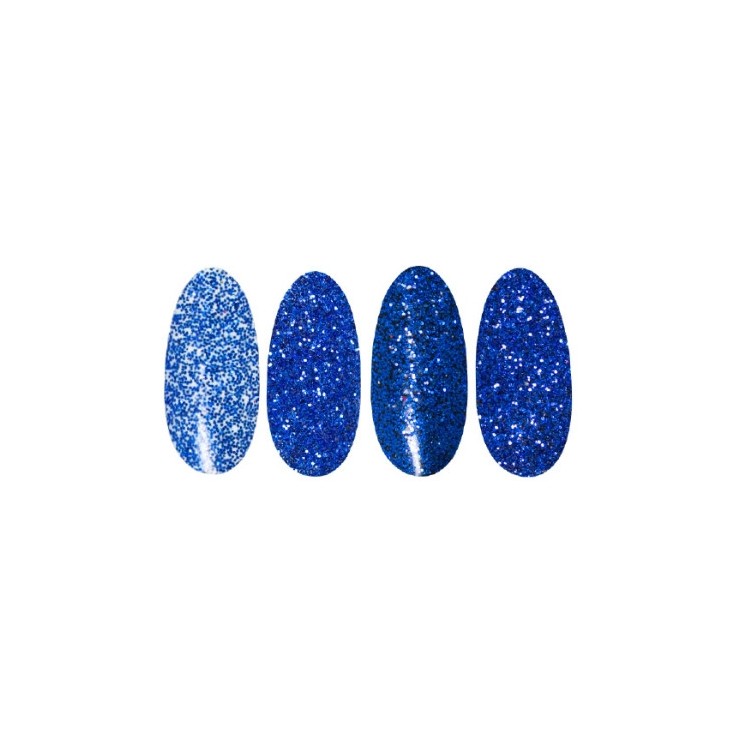 Ronney Glitter nail powder /34/ Blue