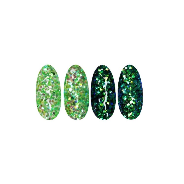 Ronney Glitter nagelpoeder /47/ Groene folie
