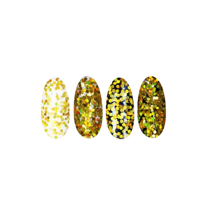 Ronney Nail powder Glitter /50/ Золота фольга
