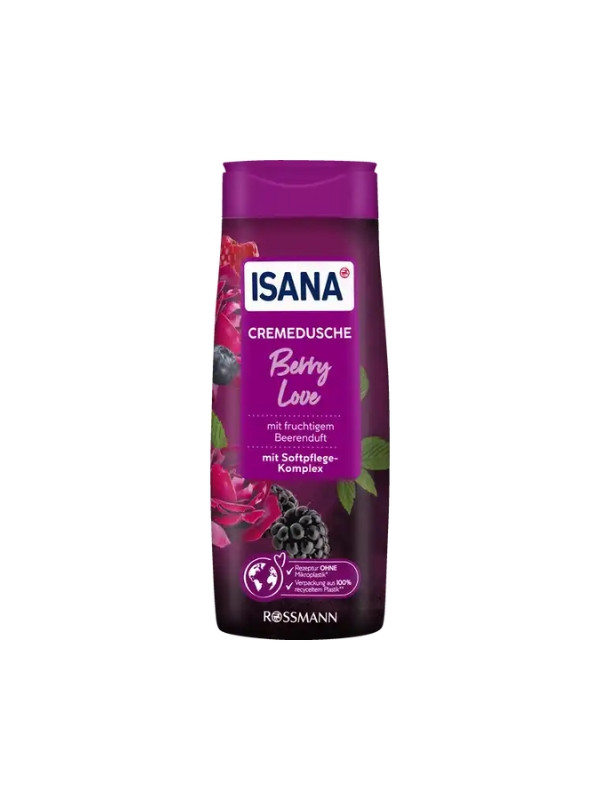 Isana kremowy Żel pod prysznic Berry Love 300 ml