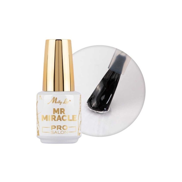 MollyLac Pro Salon Top no wipe Mr Miracle voor hybride nagellakken 15 g