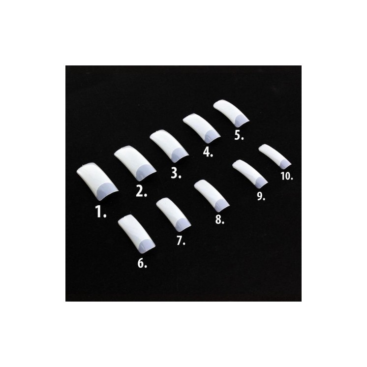 MollyLac Melk nageltips normal / 5 / 60 stuks