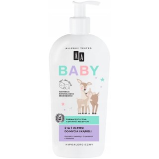 AA Baby 2in1 Масло для вмивання та купання 400 мл