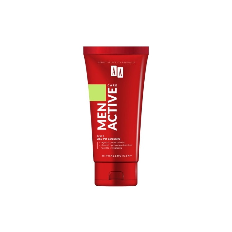 AA Men Active Care 3in1 Aftershavegel 100 ml
