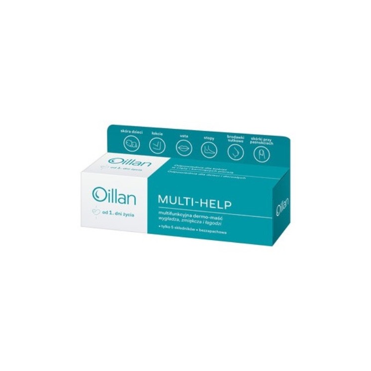 Oillan Multi-Help багатофункціональна Dermo -мазь з 1-го дня життя 12 г