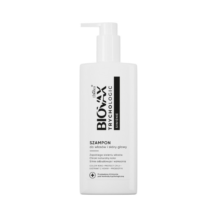 BIOVAX Trychologic Shampoo voor haar en hoofdhuid Vergrijzing 200 ml