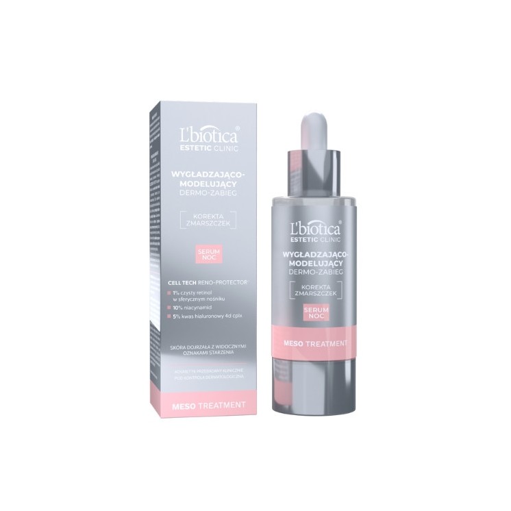 L'biotica Meso Therapy Dermo - лікування Розгладжуюча та моделююча нічна Serum для обличчя 30 мл