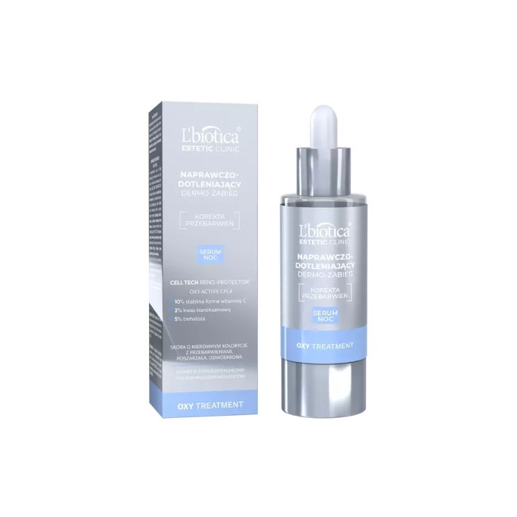 L'biotica Oxy Treatment Dermo - догляд Поживна та насичена Serum для обличчя на ніч 30 мл