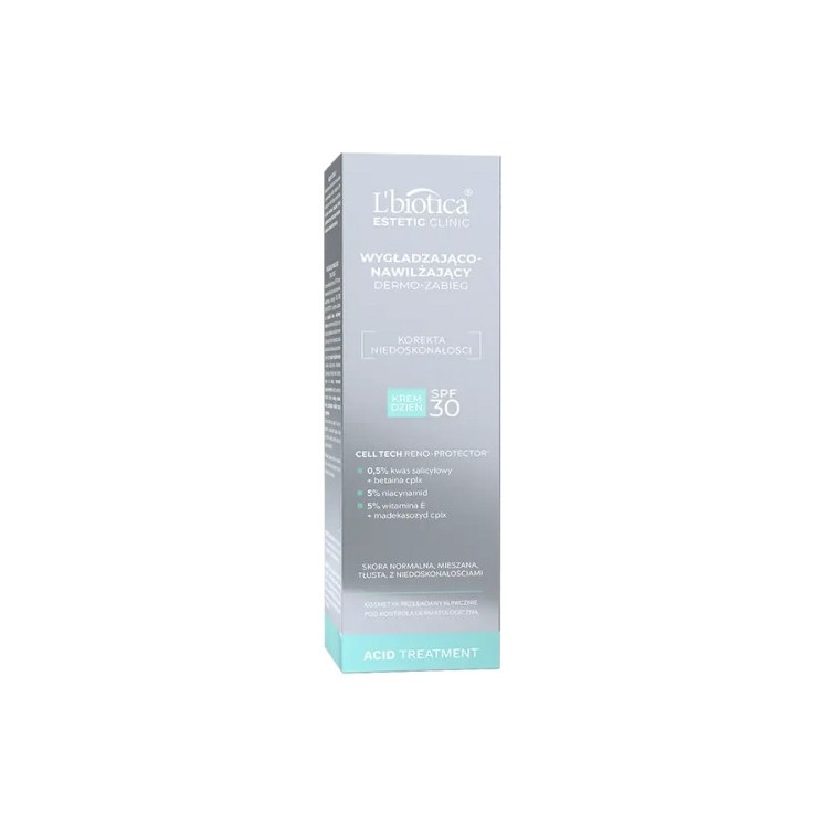 L'biotica Acid Treatment Dermo - behandeling SPF30 gladmakende en hydraterende gezichtscrème 35 ml