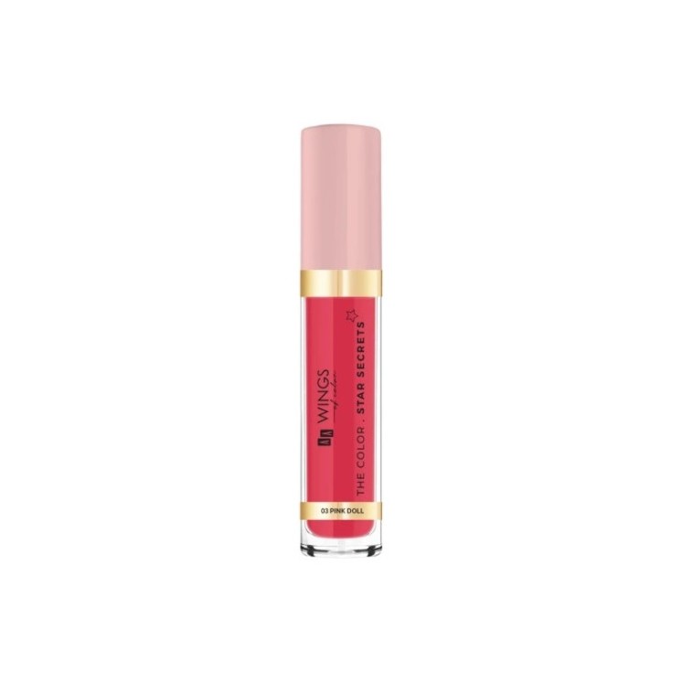 AA Wings of Color Star Secret the Colour непрозорий блиск для губ /03/ Pink Doll 6 ml