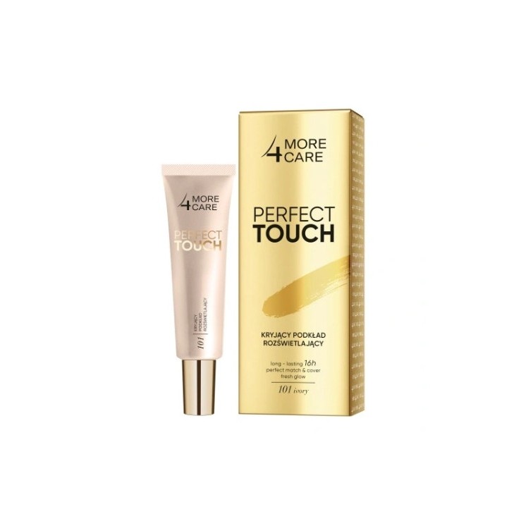More 4 Care Perfect Touch covering Illuminating face foundation /101/ Ivory 30 ml