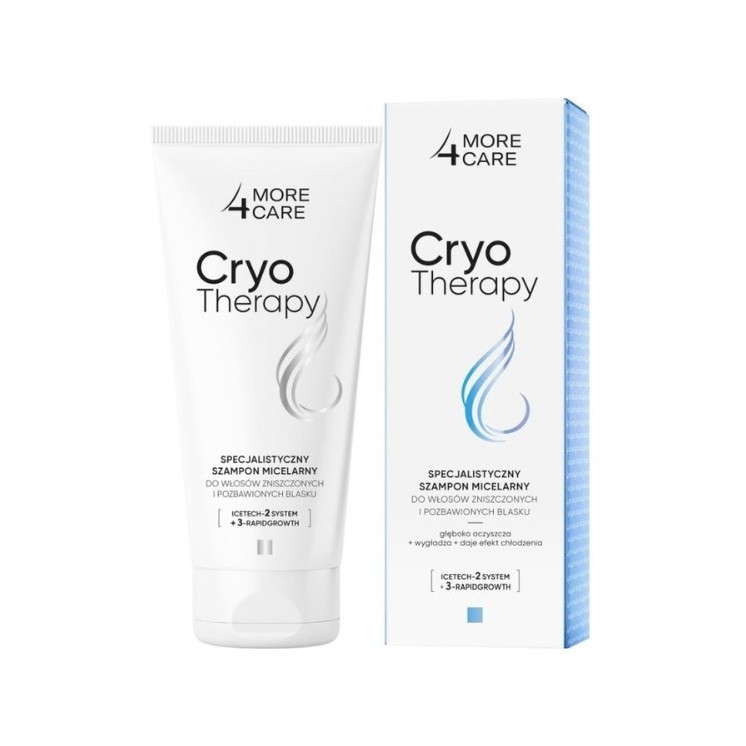 More 4 Care CYROTHERAPY specialistische micellaire haarshampoo 200 ml