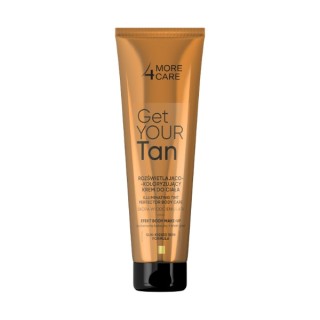 More 4 Care Get Your Tan освітлюючий і фарбувальний крем для тіла 100 мл