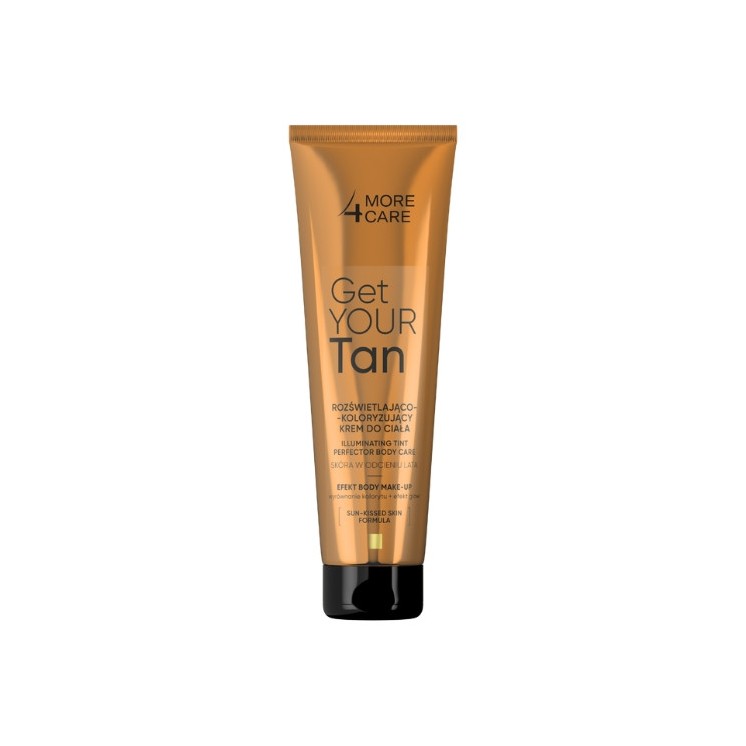 More 4 Care Get Your Tan освітлюючий і фарбувальний крем для тіла 100 мл