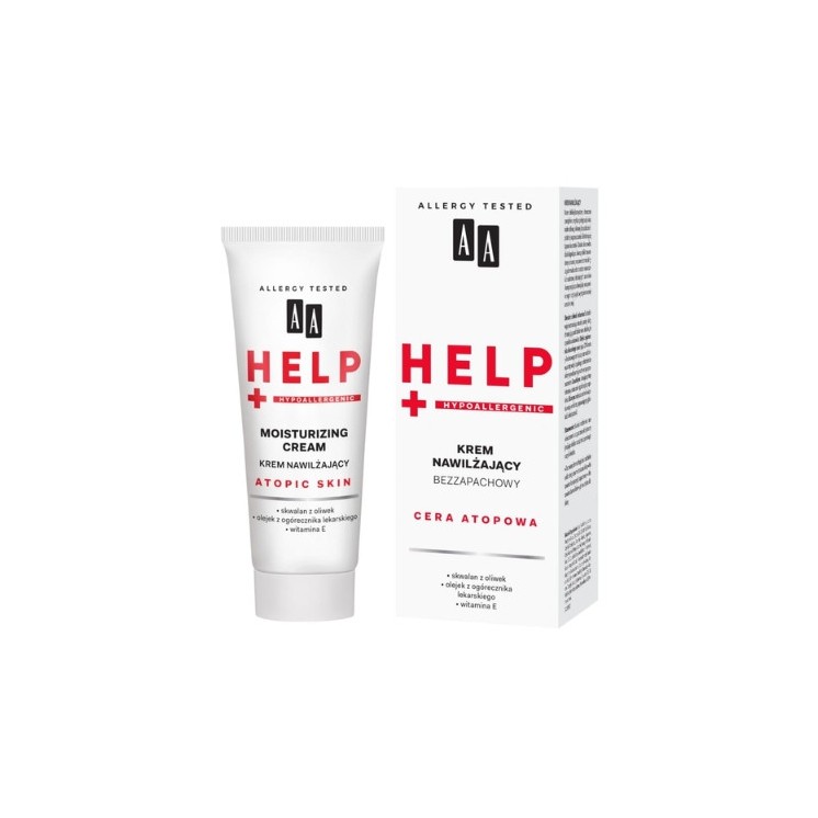 AA Help Cera Atopowa moisturizing face cream, fragrance-free, 50 ml