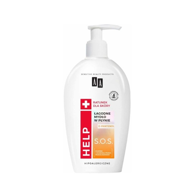 AA Help SOS mild liquid hand soap D- pantenol 300 ml