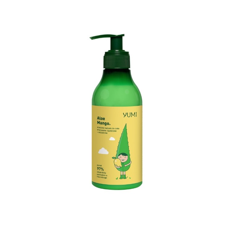 Yumi aloesowy Balsam do ciała intensywnie nawilżający Mango 300 ml