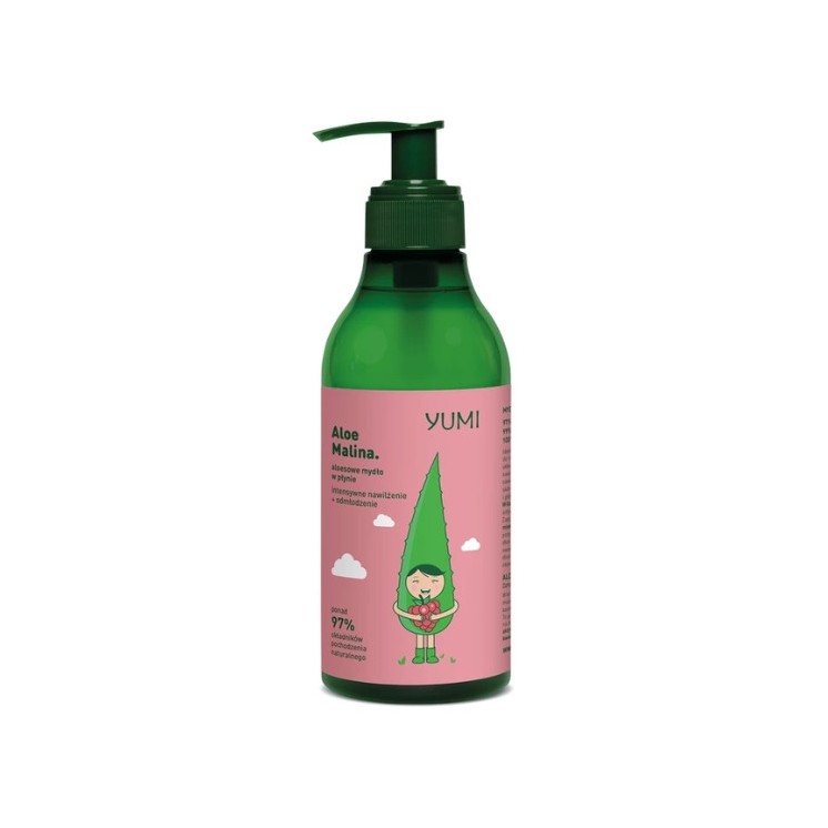 Yumi Aloe Liquid Hand Soap Intensively Moisturizing Raspberry 300 ml