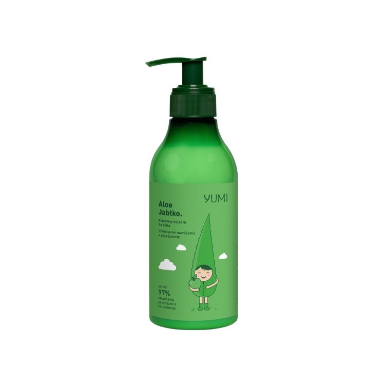 Yumi aloë bodylotion intens hydraterende appel 300ml