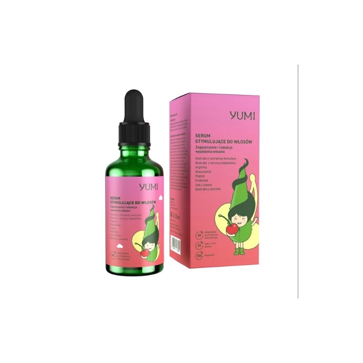 Yumi Stimulating Hair Serum для потовщення та зменшення випадіння 50 мл