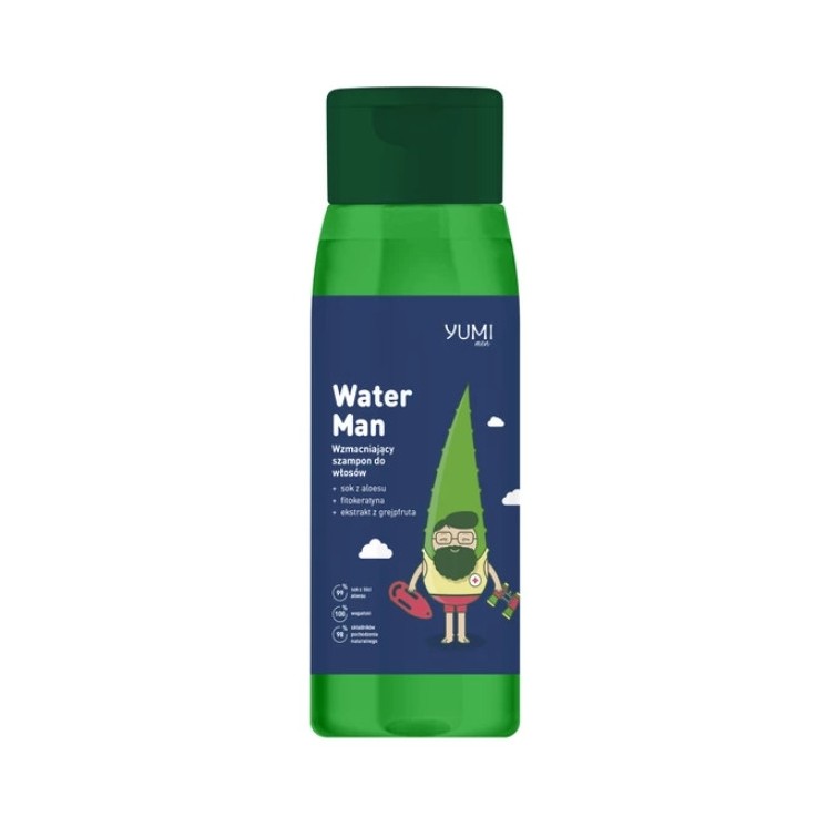 Yumi Men versterkende Water Man haarshampoo 300 ml