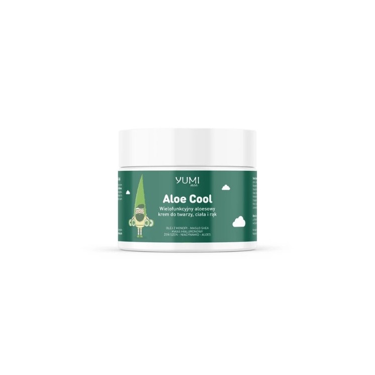 Yumi Men багатофункціональний крем для обличчя, тіла та рук Aloe Cool 100 мл