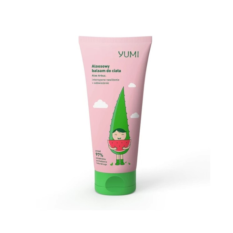 Yumi aloë bodylotion intens hydraterende Watermeloen 300 ml