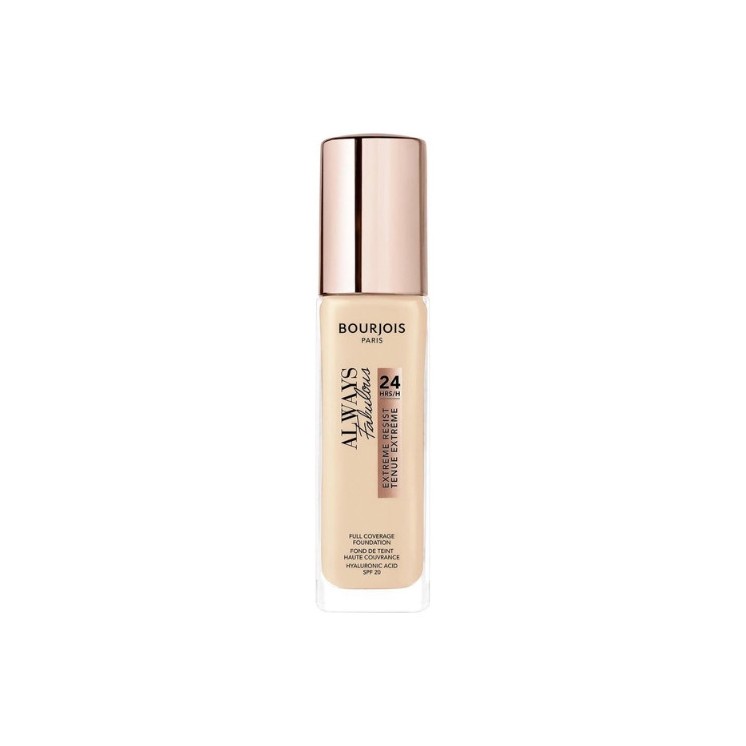 Bourjois Always Fabulous Extreme Resist dekkende gezichtsfoundation SPF20 /100/ Rose Ivory 30 ml