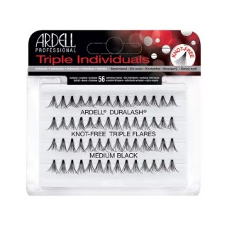 Ardell Triple Individual Tuft Set Medium Black 56 stuks