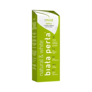 Biała Perła Natural & White Detox Зубна паста Свіжий подих Mint 75 мл