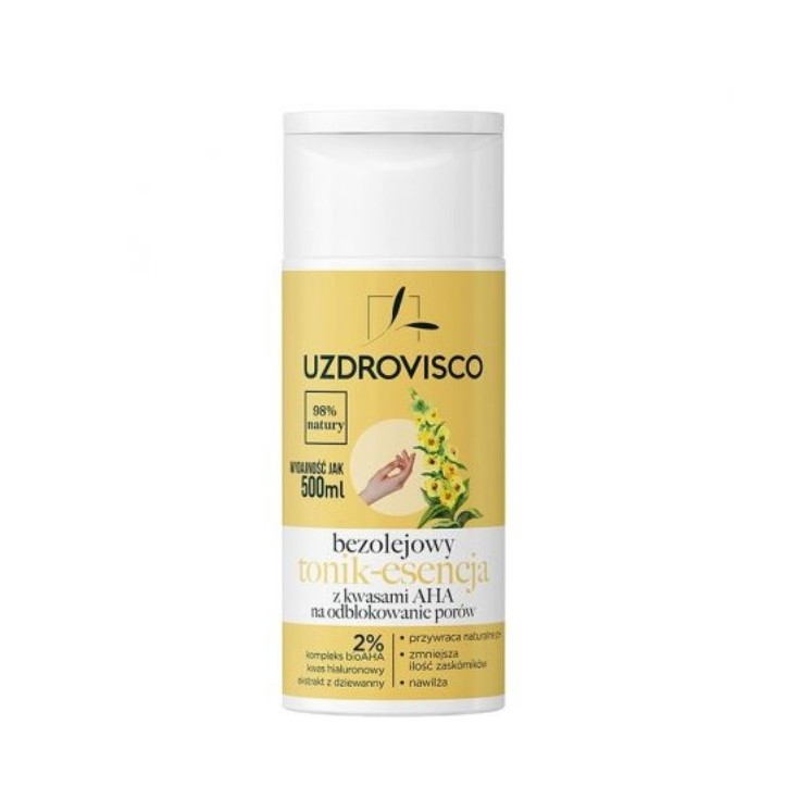 Uzdrovisco olievrij Gezichtstonic-essentie met AHA zuren 150 ml
