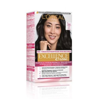 L'oreal Excellence Creme Haarverf /1/ Zwart