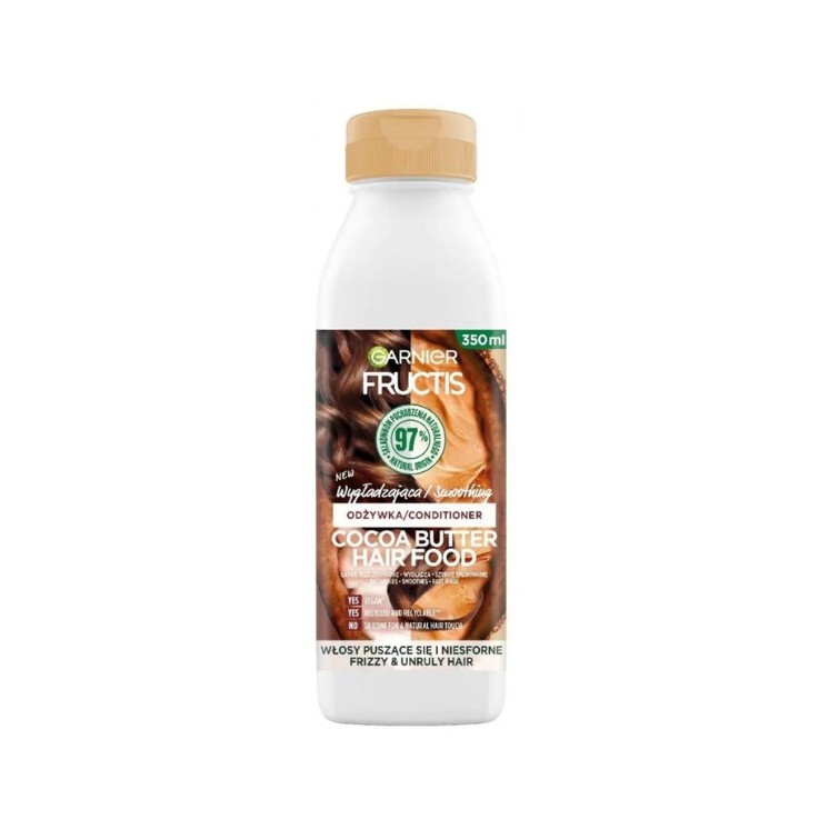 Garnier Fructis Hair Food Cocoa Butter розгладжуючий кондиціонер для кучерявого волосся 400 мл