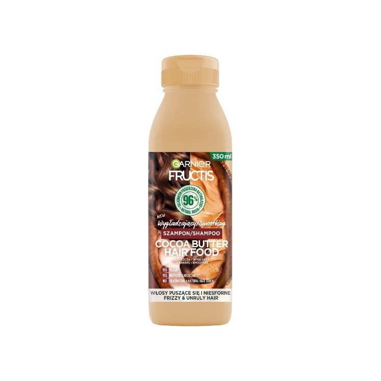 Garnier Fructis Hair Food Cocoa Butter gladmakende shampoo voor kroeshaar 400 ml