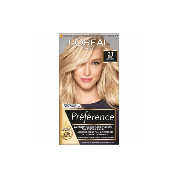 L'oreal Preference Haarverf /9.1/ Zeer Licht Blond