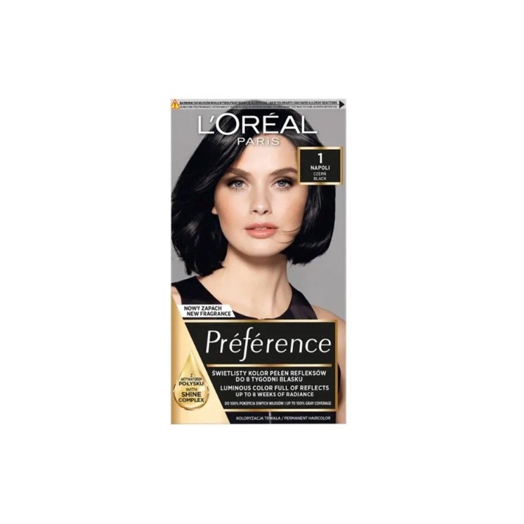 L'oreal Preference Haarverf /1/ Zwart