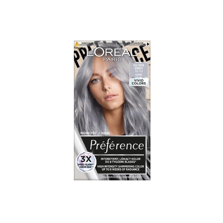 L'oreal Preference Vivid Colors Haarverf Grey Silver
