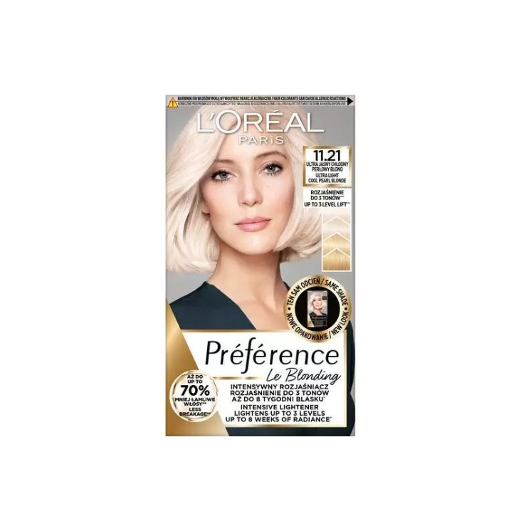 L'oreal Preference Hair dye /11.21/ Ultra-light Cool Pearl Blond