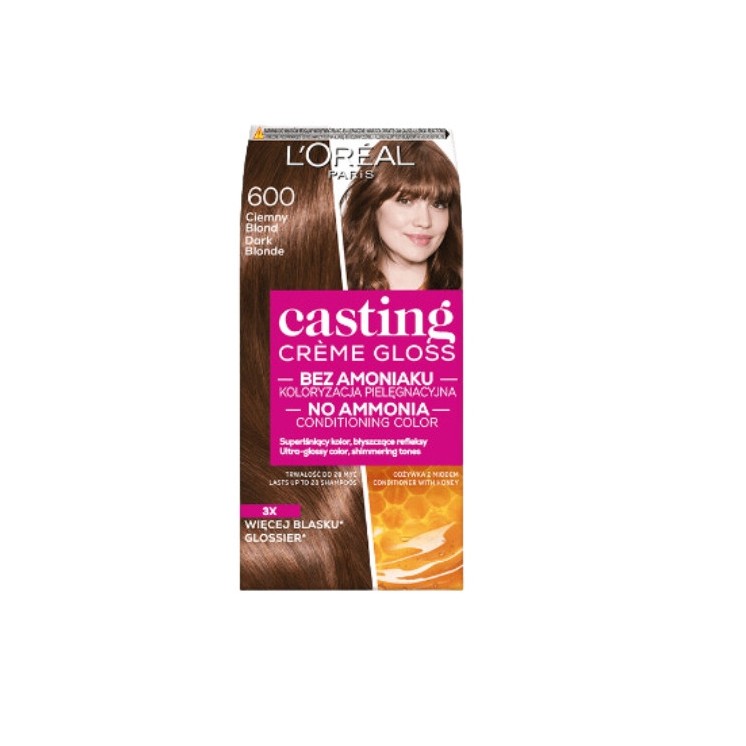 Фарба для волосся L'oreal Casting Creme Gloss /600/ Темно- Blond