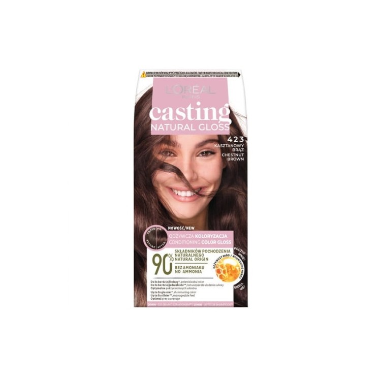 L'oreal Casting Natural Gloss Hair dye /423/ Chestnut Brown