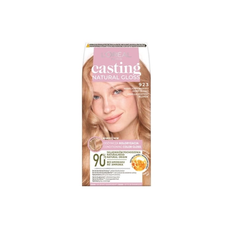 L'oreal Casting Natural Gloss Haarverf /923/ Vanille Zeer Blond