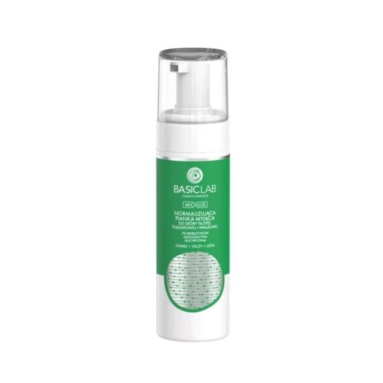 BasicLab Micellis normalizing cleansing foam for oily and sensitive skin 500 ml