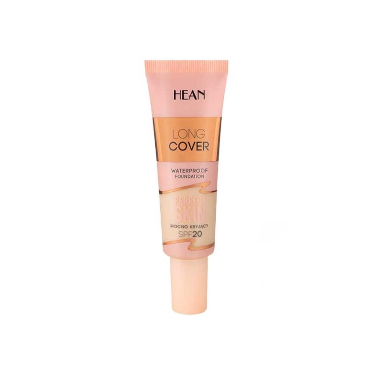 Hean Long Cover waterproof Dekkende gezichtsfoundation SPF20 /C2/ Natural 25 ml