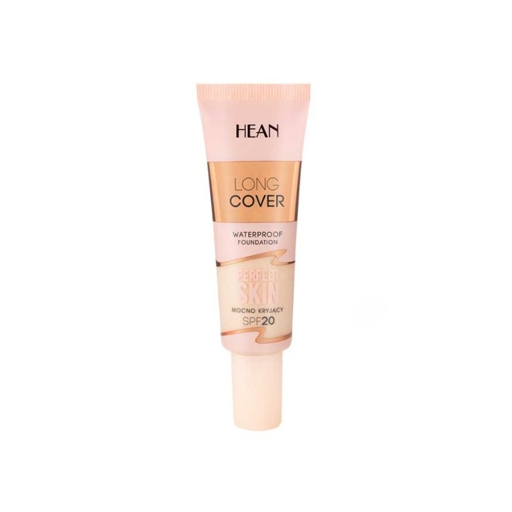 Hean Long Cover waterproof Dekkende gezichtsfoundation SPF20 /C3/ Beige 25 ml