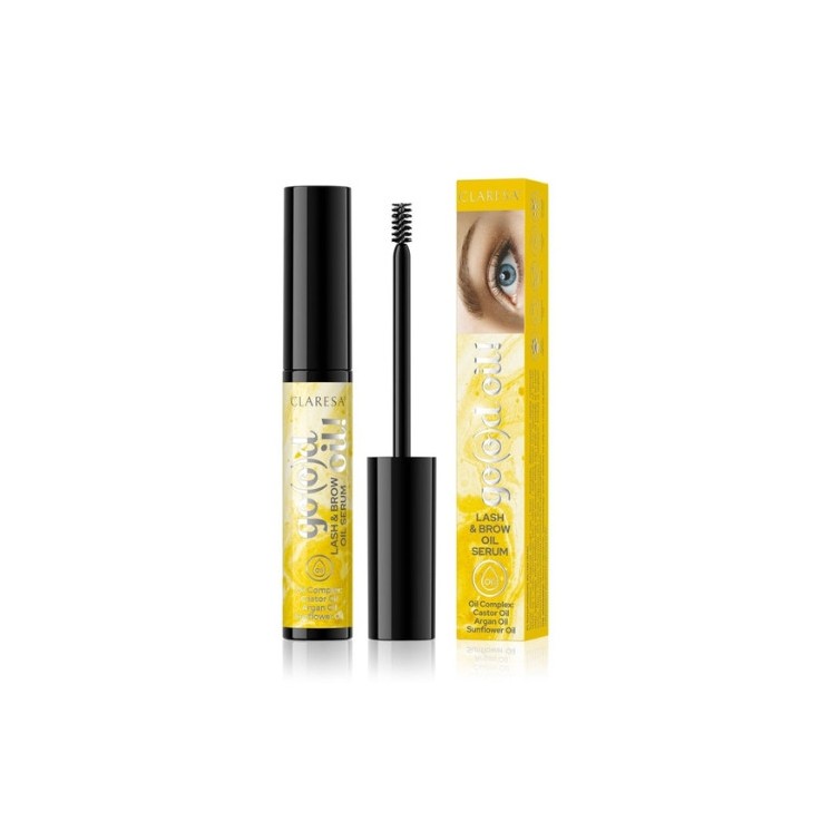 Claresa Go(o)d Oil Serum для вій з касторовою олією 8 г