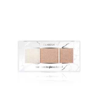 Claresa Too Glam, щоб дати прокляття! Палетка хайлайтерів /11/ Rosy Glow 5 г