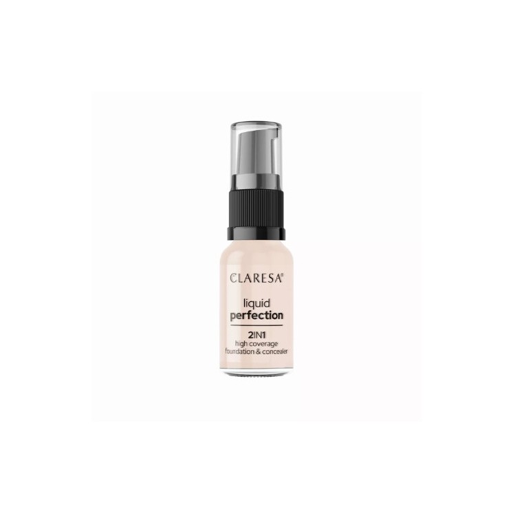 Claresa Liquid Perfection 2in1 Concealer - Foundation /101/ Light 18 g