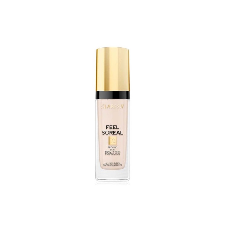 Тональний крем Claresa Feel So Real Face /03/ Light - medium 30мл